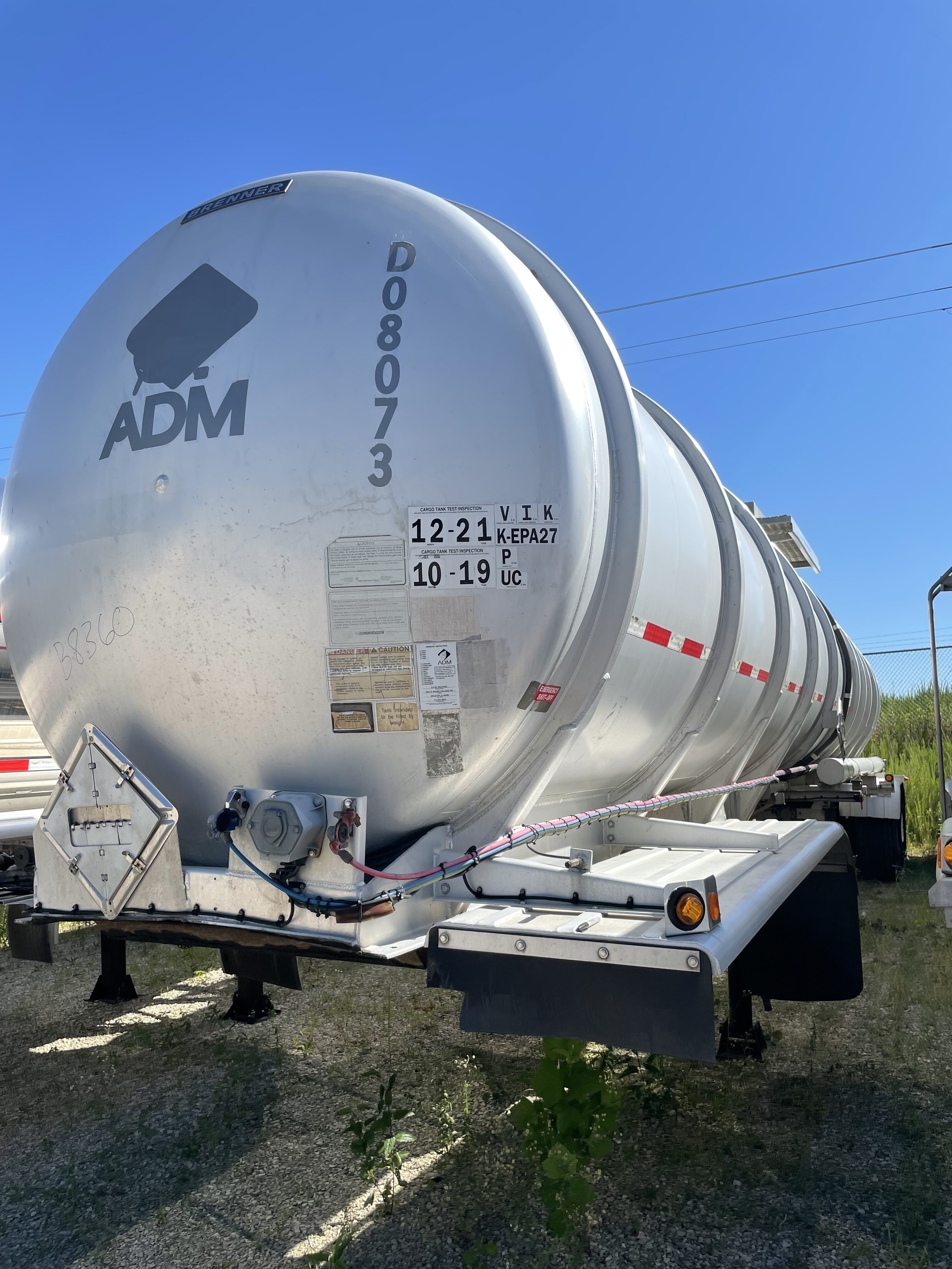 2008 BRENNER 9000 GALLON DOT407