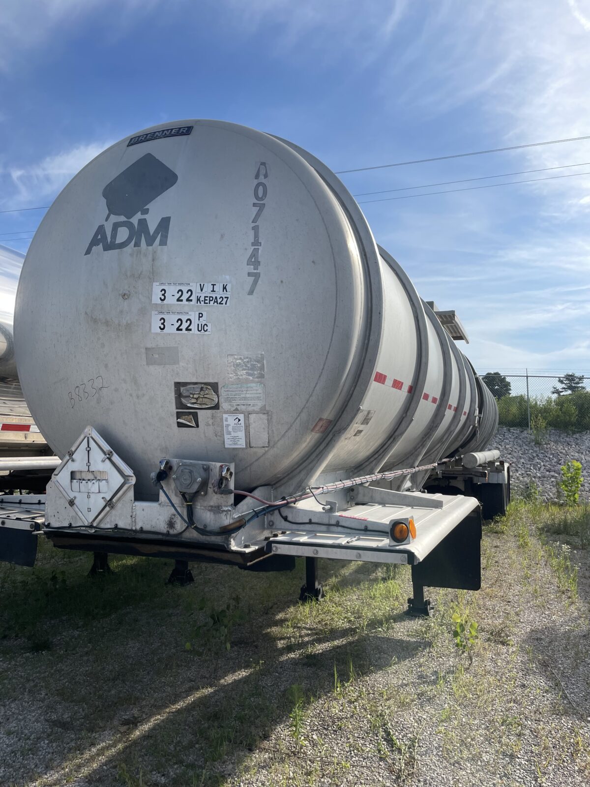 2007 BRENNER 9000 GALLON DOT407