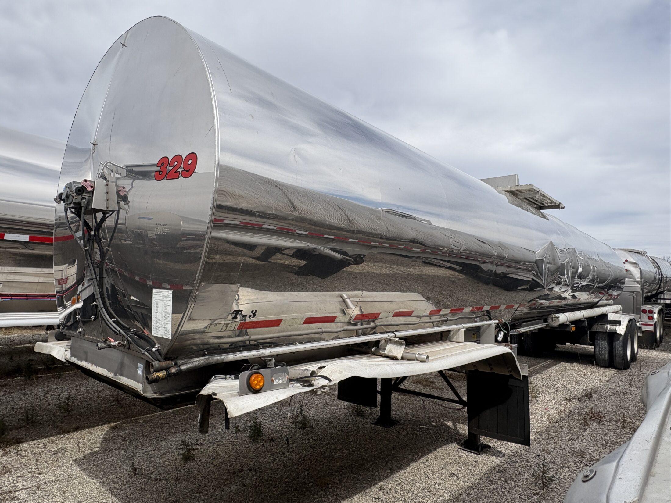 1993 BRENNER 7000 GALLON FOOD GRADE – NON CODE