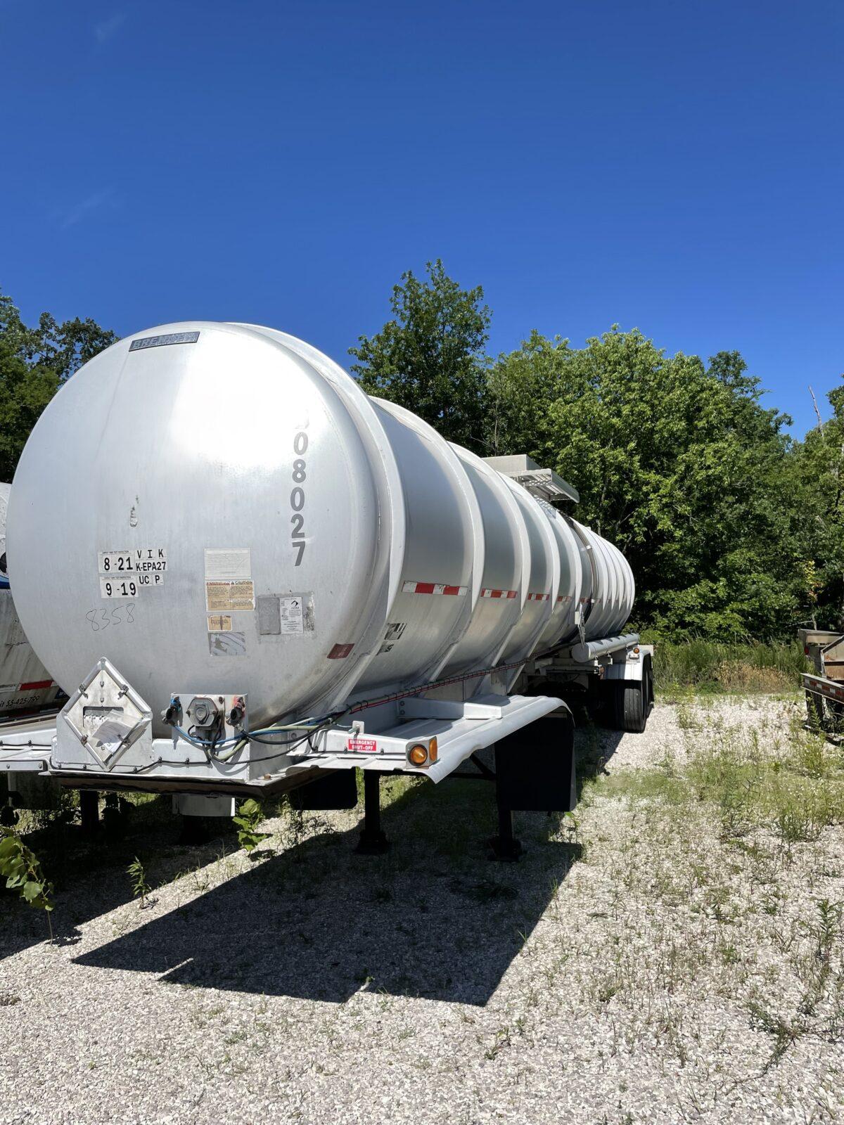2008 BRENNER 9000 GALLON DOT 407 ALUM    B8358